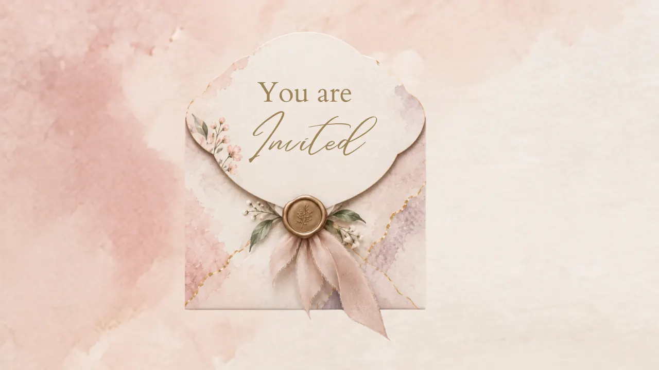 Pastel Canvas V2 digital wedding invitation template